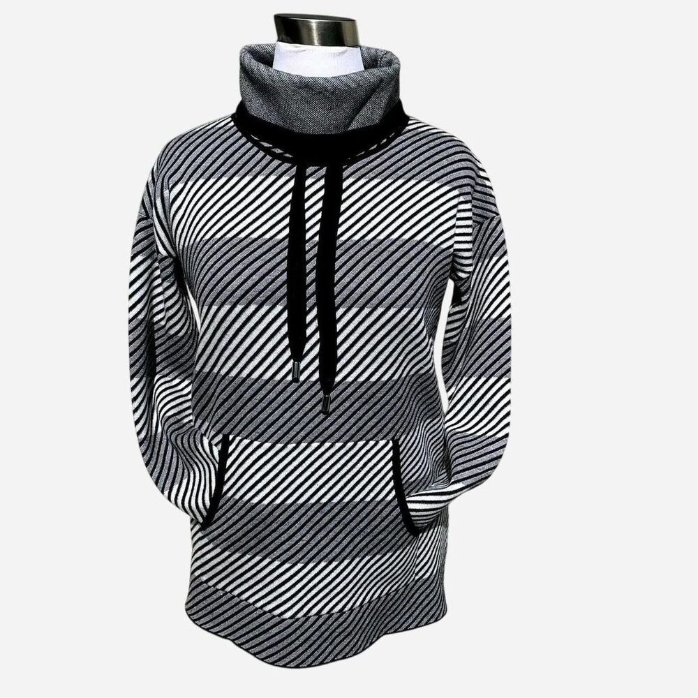 Rachel-zoe Women's Black and Grey Hoodie